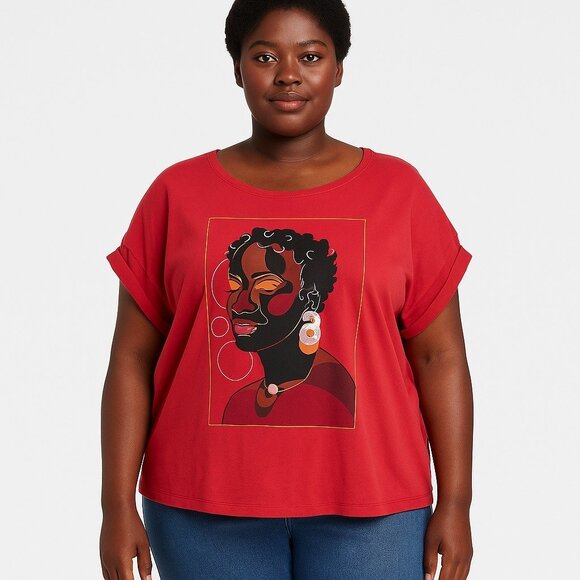Target Black History Month Women’s Graphic T-Shirt Red XXL - Picture 6 of 6